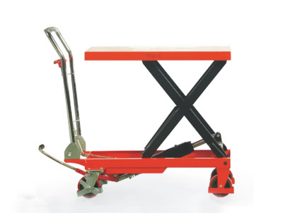 Scissor lift platform truck